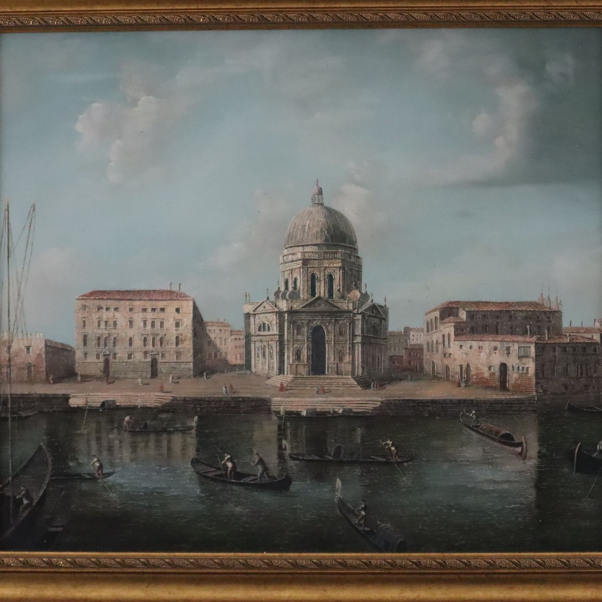 Unbekannter Vedutenmaler im Stil von Antonio Canal, genannt „Il Canaletto“ - 20.Jh.- Venedig - Blic - Image 2 of 10