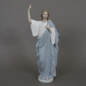 Porzellanfigur "Jesus von Nazareth" - Nao/Lladro, Spanien, Porzellan, polychrom bemalt in Unterglas
