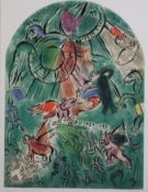 Chagall, Marc (1887 Witebsk - 1985 St. Paul de Vence) - "La Tribu de Gad", Farblithografie auf Veli