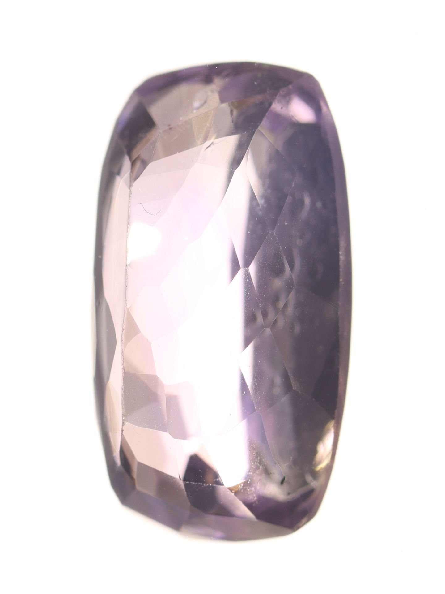 Loser Amethyst - 20,48ct., Cushion-Cut, rosafarben, Maße ca.20,87x12,25x10,70mm, in transparenter B - Image 5 of 6