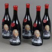 Fünf Weinflaschen - "Prince de Talleyrand 1803-1838", Clos du Château de Valençay, Frankreich, 750m