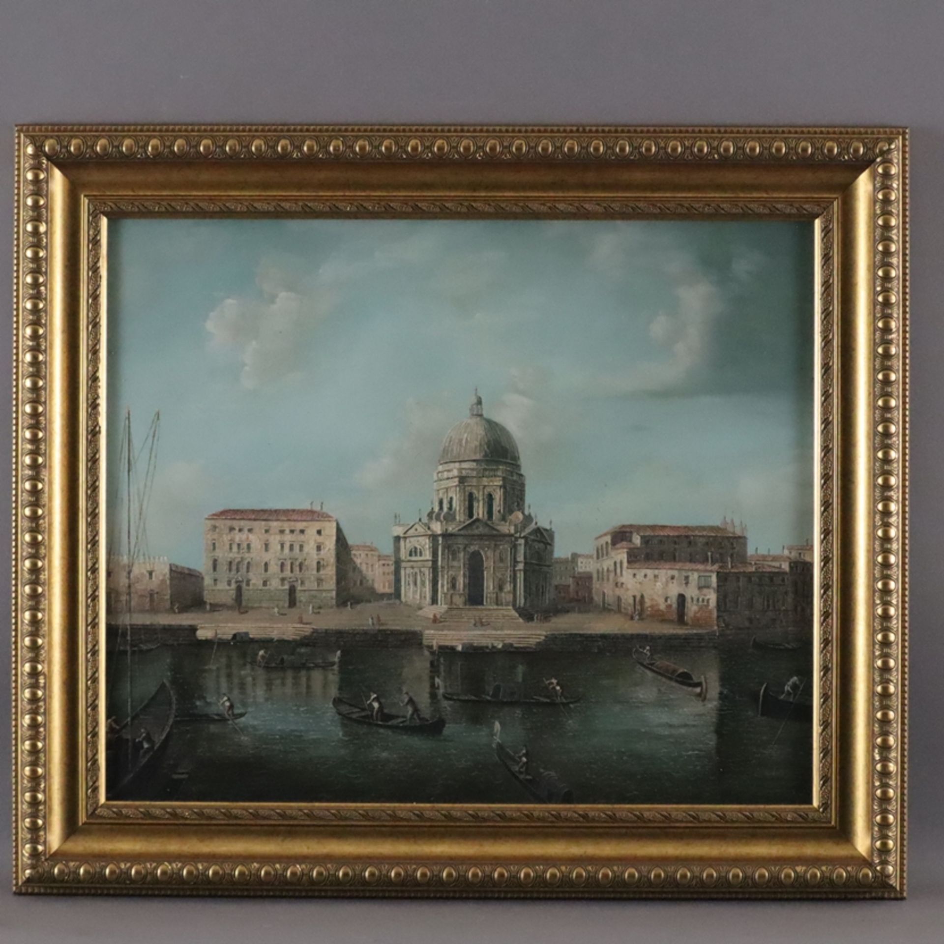 Unbekannter Vedutenmaler im Stil von Antonio Canal, genannt „Il Canaletto“ - 20.Jh.- Venedig - Blic - Image 10 of 10