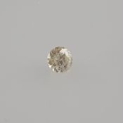 Natürlicher Diamant - lose, Brillantschliff, ca. 0,30 ct, Farbe: I, Reinheit: P2