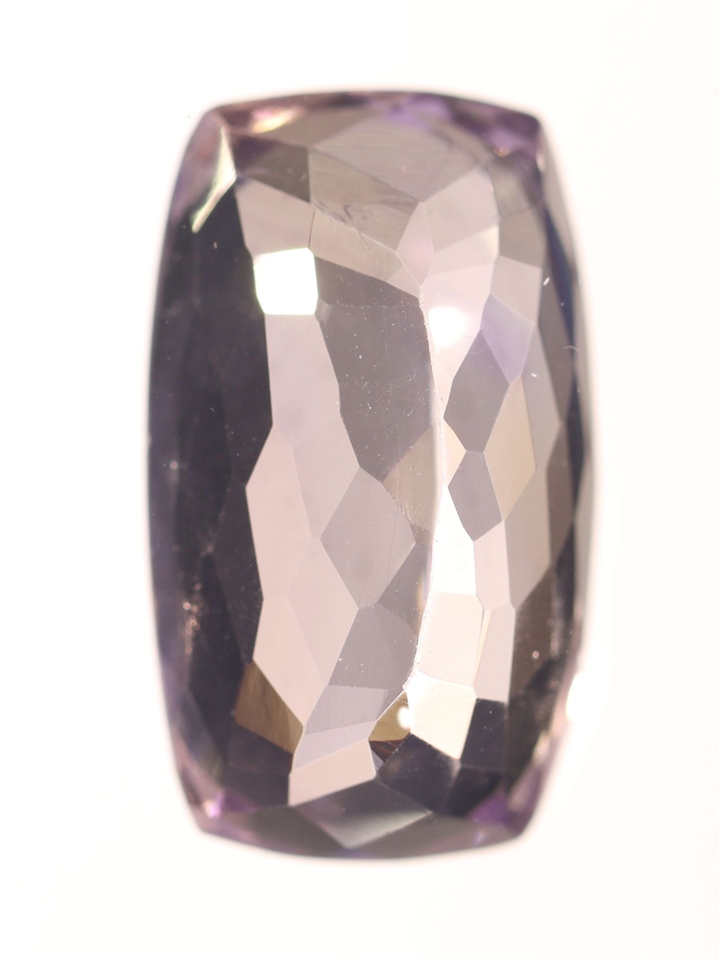 Loser Amethyst - 20,48ct., Cushion-Cut, rosafarben, Maße ca.20,87x12,25x10,70mm, in transparenter B - Image 4 of 6