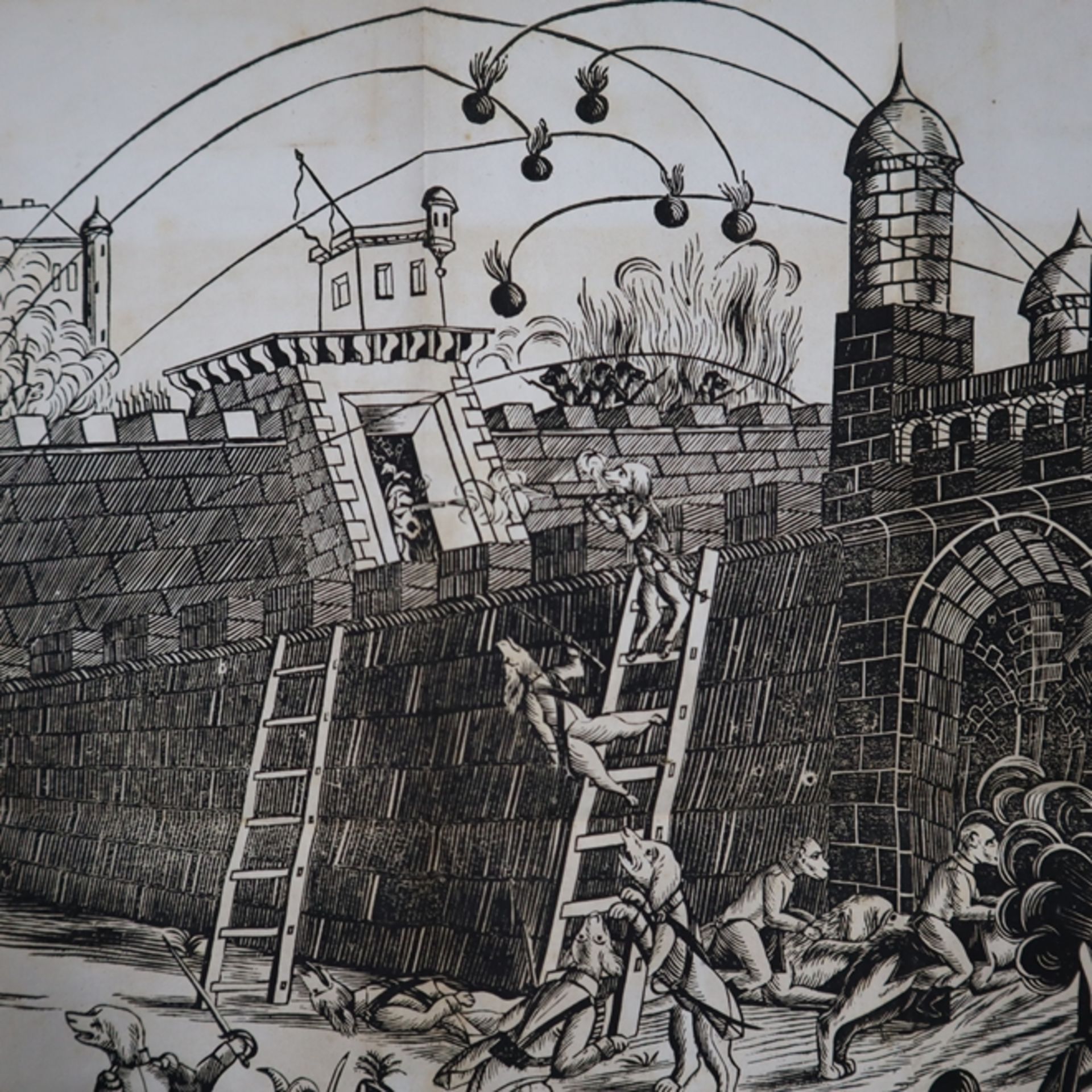 Uhlman - "Die Erstürmung der Festung Ratomirum", Programm des Affen-Theaters von Heinrich Schreiner - Bild 4 aus 10
