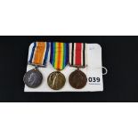 PAIR OF FIRST WORLD WAR MEDALS & SPECIAL CONSTABULARY MEDAL - 1088 T S PAYNE DVR ASC