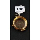 18CT GOLD POCKET WATCH CASE 14.8GMS