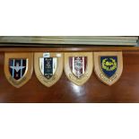 SET OF 4 MILITARY PLAQUES