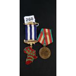 SILVER BUFFS MEDAL & RUSSIAN MEDAL