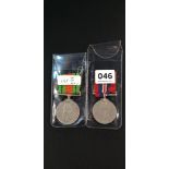 WORLD WAR 2 PAIR OF MEDALS