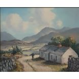 OIL ON CANVAS - MOUNTAINS OF MOURNE