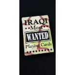 IRAQ WAR 'MOST WANTED' (ID) PLAYING CARDS