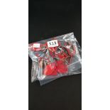 BAG OF ORIGINAL R.U.C COLLAR BADGES