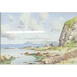 SAM MCLARNON - WATERCOLOUR - IRISH COASTAL SCENE