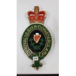 ROYAL ULSTER CONSTABULARY PLAQUE