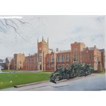 LARGE FRAMED PRINT OF QUEENS UNIVERSITY, BELFAST