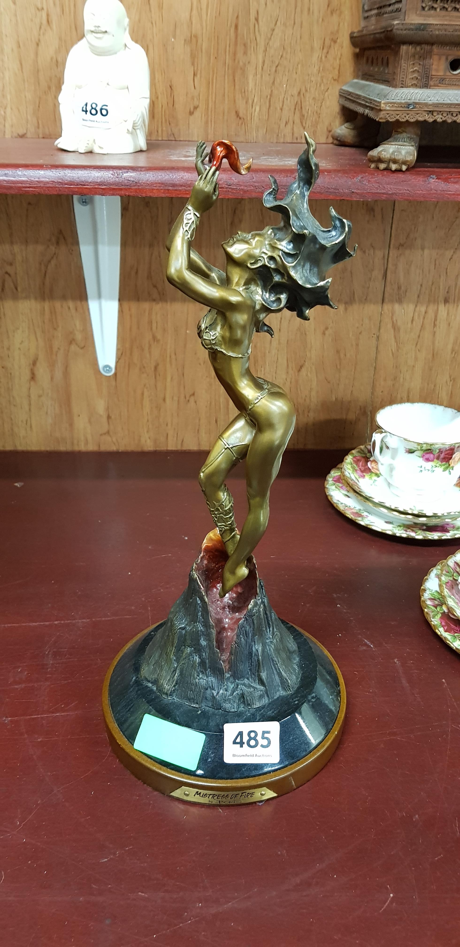 LARGE BRONZE FIGURE