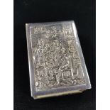 CONTINENTAL SILVER MATCHBOX HOLDER 30g