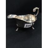 SILVER SAUCE BOAT - BIRMINGHAM 1926/27 72g