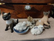 QUANTITY OF ROYAL COPENHAGEN ANIMAL FIGURES ETC