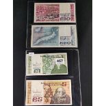 4 IRISH BANK NOTES