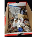 BOX OF BADGES