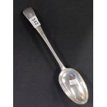 SILVER SERVING SPOON - LONDON 1900/01 GEORGE JACKSON AND DAVID FULLERTON - 12' LONG 162g
