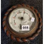 ROPE EDGED BAROMETER