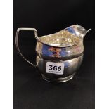 GEORGIAN IRISH SILVER CREAM JUG CIRCA 150 GRAMS