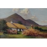 D BOND WALKER - OIL ON BOARD - CAREYS COTTAGE, MOURNE - 14.5' X 10'