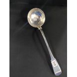 SILVER LADLE - GLASGOW 1836/37 LENGTH 15' 287g