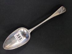 IRISH SILVER SERVING SPOON 10' LENGTH DUBLIN 1811 BY M.WEST 78g