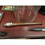 VINTAGE POLICE NIGHT STICK 'BILLY' BATON