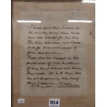 ORIGINAL FRAMED WW1 OFFICE RECRUITMENT LETTER FROM LORD KITCHENER DATED 16TH MAY 1915