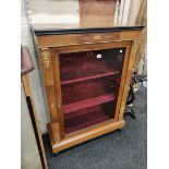 VICTORIAN INLAID PIER CABINET