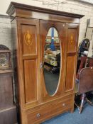 VICTORIAN INLAID WARDROBE