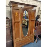 VICTORIAN INLAID WARDROBE