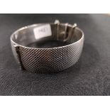 1960'S VINTAGE SOLID SILVER BANGLE