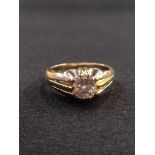 HEAVY 18CT GOLD DIAMOND (1.40CT) RING SIZE T (COULD BE RESIZED)