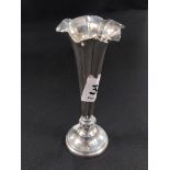 SMALL SILVER SPILL VASE 43GRAMS