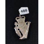 IRISH MILITARY CAP BADGE