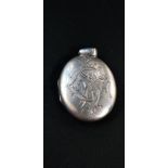 ANTIQUE SOLID SILVER LOCKET