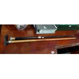 2 ANTIQUE WALKING STICKS