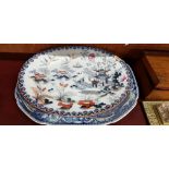 3 VICTORIAN PLATTERS