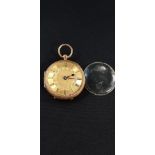 18CT GOLD FOB WATCH