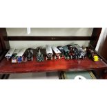 SHELF LOT OF MODEL STEAM ENGINES