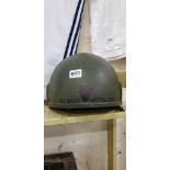 NORTHERN IRELAND TROUBLES 7/10 UDR BELFAST BATTALION HELMET