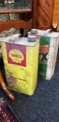 SHELL AND CASTROL TIN