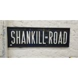 ORIGINAL FRAMED TRAM SIGN - SHANKILL ROAD