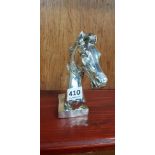 SILVER WASH HORSES HEAD